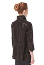 Женская кожаная куртка из натуральной замши (с накатом) с воротником 0900434-2