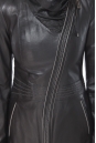 Женская кожаная куртка из натуральной кожи с воротником 0900438-3