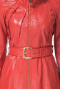 Женское кожаное пальто из натуральной кожи с воротником 0900464-4