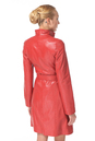 Женское кожаное пальто из натуральной кожи с воротником 0900464-2
