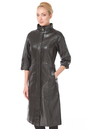 Женское кожаное пальто из натуральной кожи с воротником 0900502