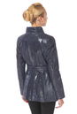 Женская кожаная куртка из натуральной замши (с накатом) с воротником 0900503-4