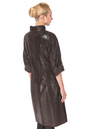 Женское кожаное пальто из натуральной замши (с накатом) с воротником 0900512-2