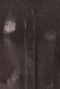 Женское кожаное пальто из натуральной замши (с накатом) с воротником 0900512-7 вид сзади