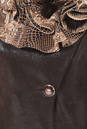 Женское кожаное пальто из натуральной замши (с накатом) с воротником 0900514-4