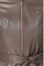 Женское кожаное пальто из натуральной кожи с воротником 0900517-4