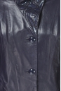 Женская кожаная куртка из натуральной кожи с воротником 0900538-5 вид сзади