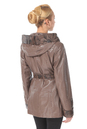 Женская кожаная куртка из натуральной кожи с капюшоном 0900560-3
