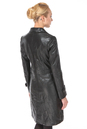 Женское кожаное пальто из натуральной кожи с воротником 0900569-2