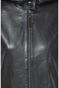 Женская кожаная куртка из натуральной кожи с капюшоном, отделка песец 0900575-3