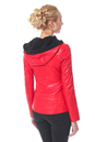 Женская кожаная куртка из натуральной кожи с капюшоном 0900636-2