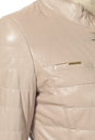 Женское кожаное пальто из натуральной кожи с воротником, отделка норка 0900727-2