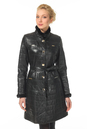 Женское кожаное пальто из натуральной кожи с воротником, отделка норка 0900728