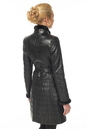 Женское кожаное пальто из натуральной кожи с воротником, отделка норка 0900728-2
