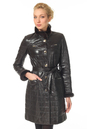 Женское кожаное пальто из натуральной кожи с воротником, отделка норка 0900729