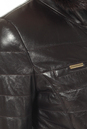 Женское кожаное пальто из натуральной кожи с воротником, отделка норка 0900729-3