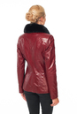 Женская кожаная куртка из натуральной кожи с воротником, отделка песец 0900766-4