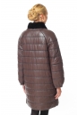 Женское кожаное пальто из натуральной кожи с воротником, отделка норка 0900781-2