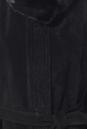 Женское кожаное пальто из натуральной замши с воротником, отделка норка 0900784-3