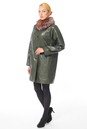 Женское кожаное пальто из натуральной кожи с воротником, отделка лиса 0900797-3