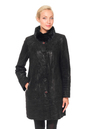 Женское кожаное пальто из натуральной замши с воротником, отделка норка 0900811-4