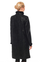 Женское кожаное пальто из натуральной замши с воротником, отделка норка 0900812-2