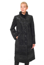 Женское кожаное пальто из натуральной замши с воротником, отделка норка 0900814-5