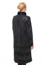 Женское кожаное пальто из натуральной замши с воротником, отделка норка 0900814-4
