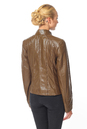 Женская кожаная куртка из натуральной кожи с воротником 0900832-2