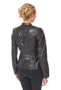 Женская кожаная куртка из натуральной кожи с воротником 0900853-4