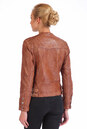 Женская кожаная куртка из натуральной кожи без воротника 0900861-3