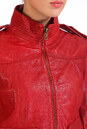 Женская кожаная куртка из натуральной кожи с воротником 0900862-2