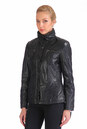 Женская кожаная куртка из натуральной кожи с воротником 0900909
