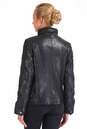 Женская кожаная куртка из натуральной кожи с воротником 0900910-4