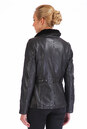 Женская кожаная куртка из натуральной кожи с воротником, отделка искусственный мех 0900925-2