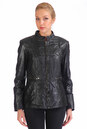 Женская кожаная куртка из натуральной кожи с воротником 0900931
