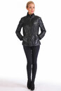 Женская кожаная куртка из натуральной кожи с воротником 0900931-2