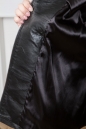 Женская кожаная куртка из натуральной кожи с капюшоном 0900957-7 вид сзади