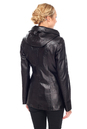 Женская кожаная куртка из натуральной кожи с капюшоном 0900957-5