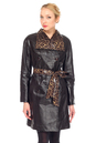 Женское кожаное пальто из натуральной кожи с воротником 0900974