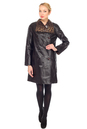 Женское кожаное пальто из натуральной кожи с воротником 0900974-2