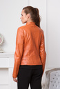 Женская кожаная куртка из натуральной кожи с воротником 0901001-2