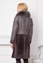 Женское кожаное пальто из натуральной кожи с воротником, отделка песец 0901015-4