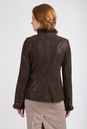Женская кожаная куртка из натуральной замши с воротником, отделка норка 0901084-2