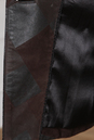 Женская кожаная куртка из натуральной замши с воротником 0901086-5 вид сзади