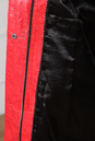 Женская кожаная куртка из натуральной кожи с капюшоном, отделка чернобурка 0901088-5
