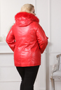 Женская кожаная куртка из натуральной кожи с капюшоном, отделка песец 0901092-4