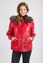 Женская кожаная куртка из натуральной кожи с капюшоном, отделка чернобурка 0901095