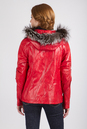 Женская кожаная куртка из натуральной кожи с капюшоном, отделка чернобурка 0901095-4