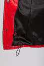 Женская кожаная куртка из натуральной кожи с капюшоном, отделка чернобурка 0901097-5